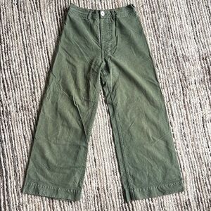 Jesse Kamm Green Sailor Pant